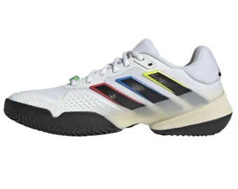 Мужские кроссовки теннисные Adidas Barricade 14 M - cloud white/core black/cream white