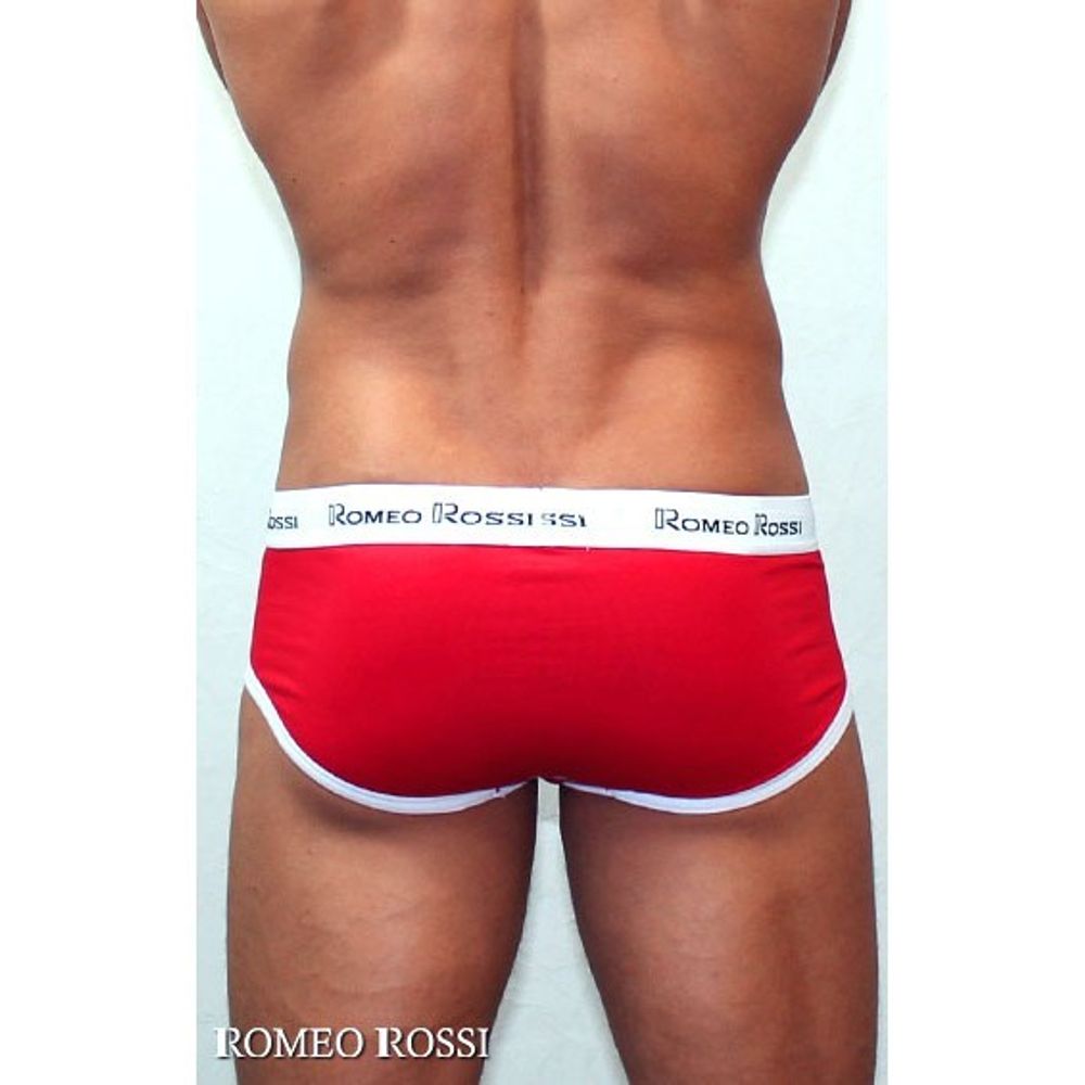 Мужские трусы брифы красные Romeo Rossi RR366 Brief