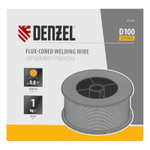 Порошковая проволока Е71TGS, диам. 0,8 мм, 1 кг, диам. катушки D100 Denzel