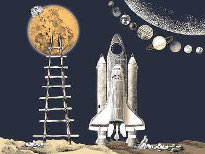 Дизайнерские обои Wall Street Cosmos