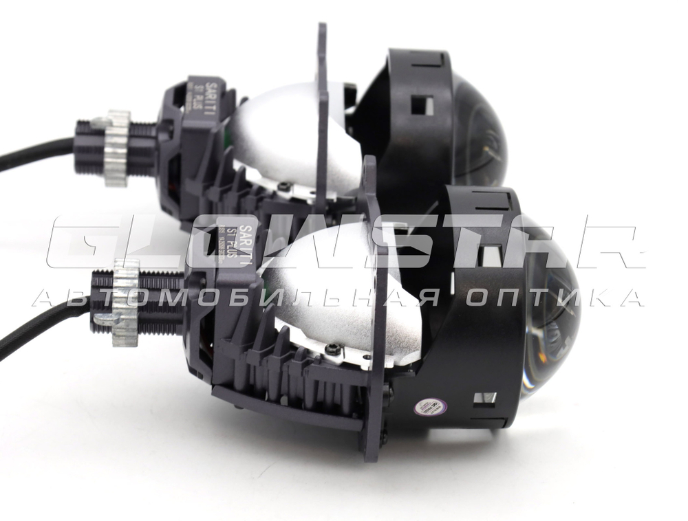 Билед модули Sariti S1 Plus 2025 3.0 дюйма, 2 чипа, 5500K, 12V, 53W/61W, крепление 3R и съемное гаечное (комплект, 2шт)