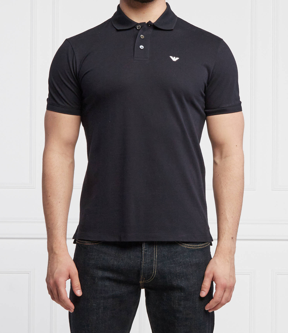 поло Emporio Armani - темно-синий(8N1FQ2 1JTKZ)