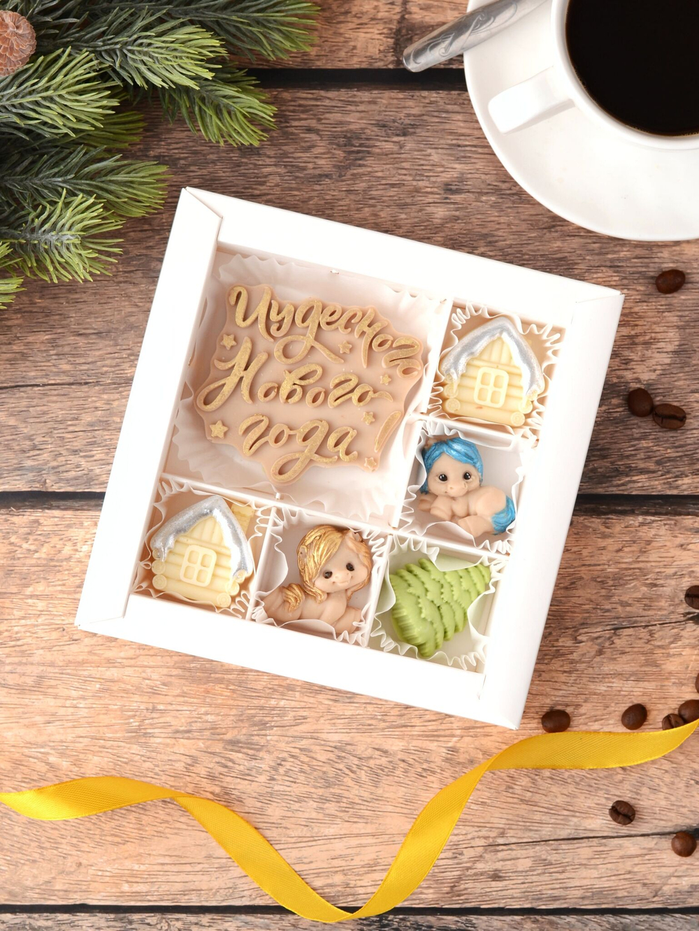 Сладкий подарок "Чудесного Нового Года" с лошадками #3