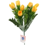 Искусственные цветы «Весеннее вдохновение» Тюльпаны 30см цвет желтый