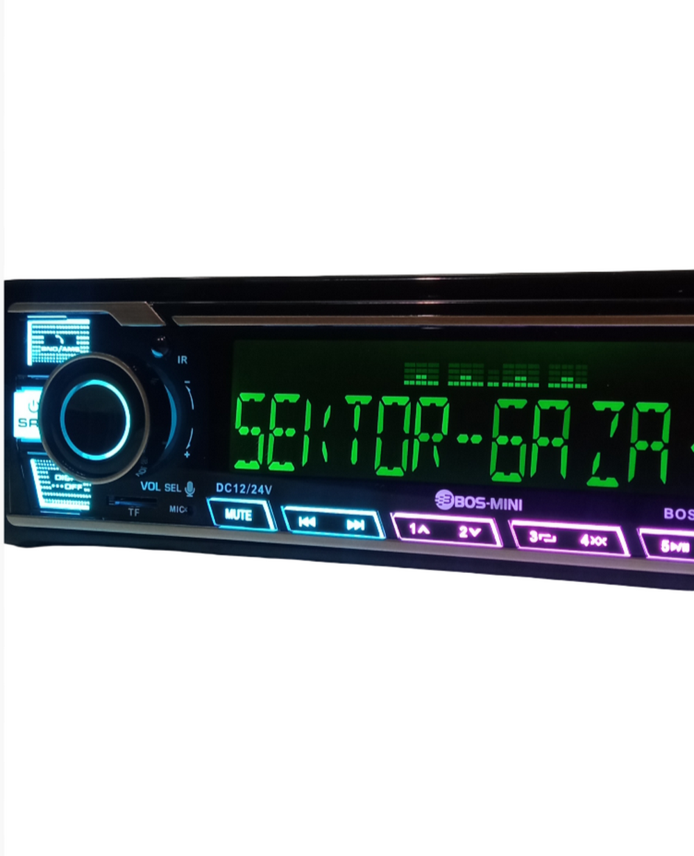 Автомагнитола FM/BT/USB/TFplayer (12-24V) BOS-MINI BOSXY957BT