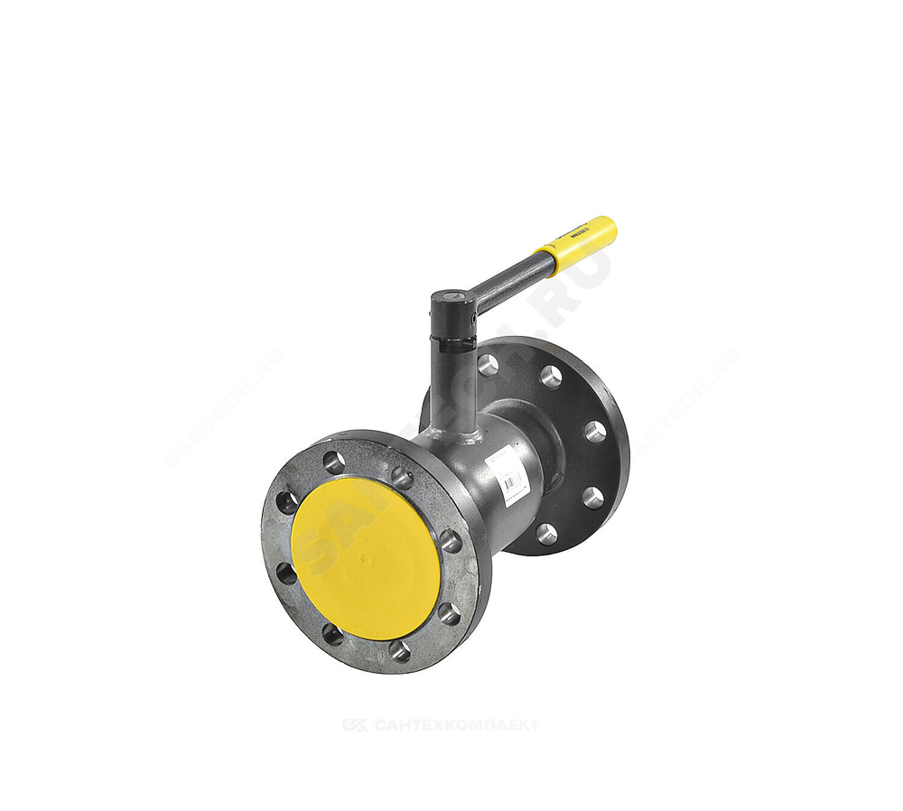 Кран шаровой сталь 09Г2С Ballomax КШТ 60.103 Ду 100 Ру16 фл L=300мм BROEN КШТ 60.103.100.А.16