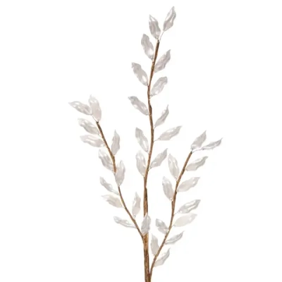 Ветка декоративная «Блеск камней» 63 см, Золото