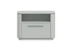 Тумба прикроватная Tammi 1 полка 1 ящик ширина 50 см (cветло-серый)