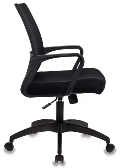 Кресло Бюрократ MC-201 черный TW-01 TW-11 сетка/ткань крестов. пластик