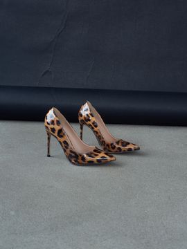 Женские туфли лодочки на шпильке - SHSS1004-010-lak-leo