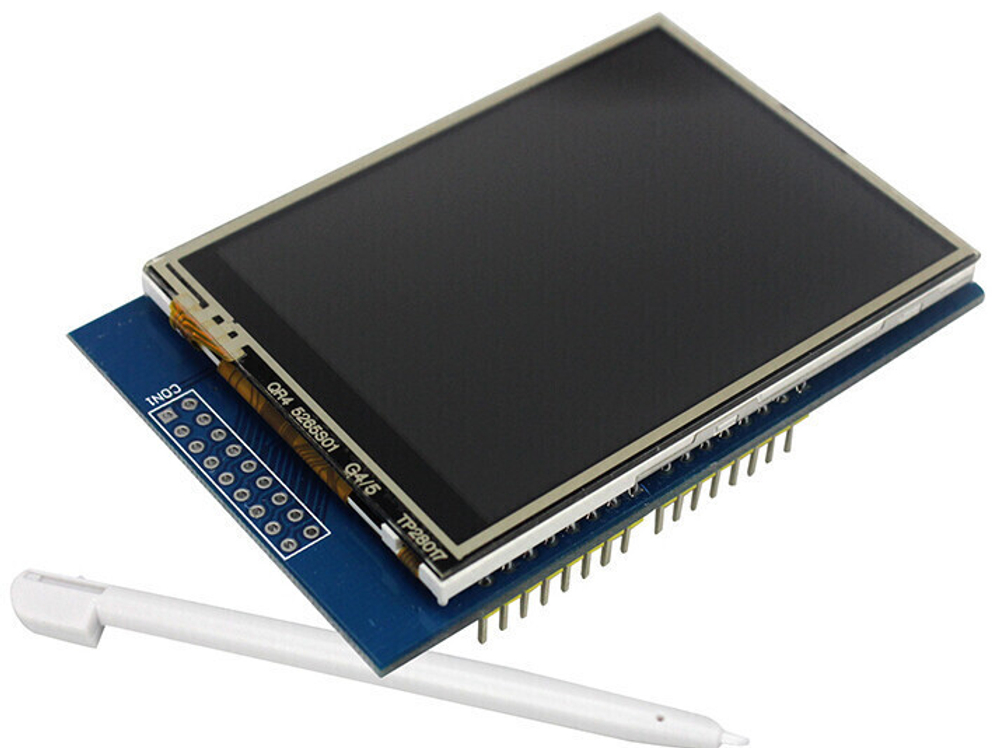 Дисплей 2.8 дюймов  TFT Touch LCD сенсорный для Arduino Uno,встроенный Micro SD слот