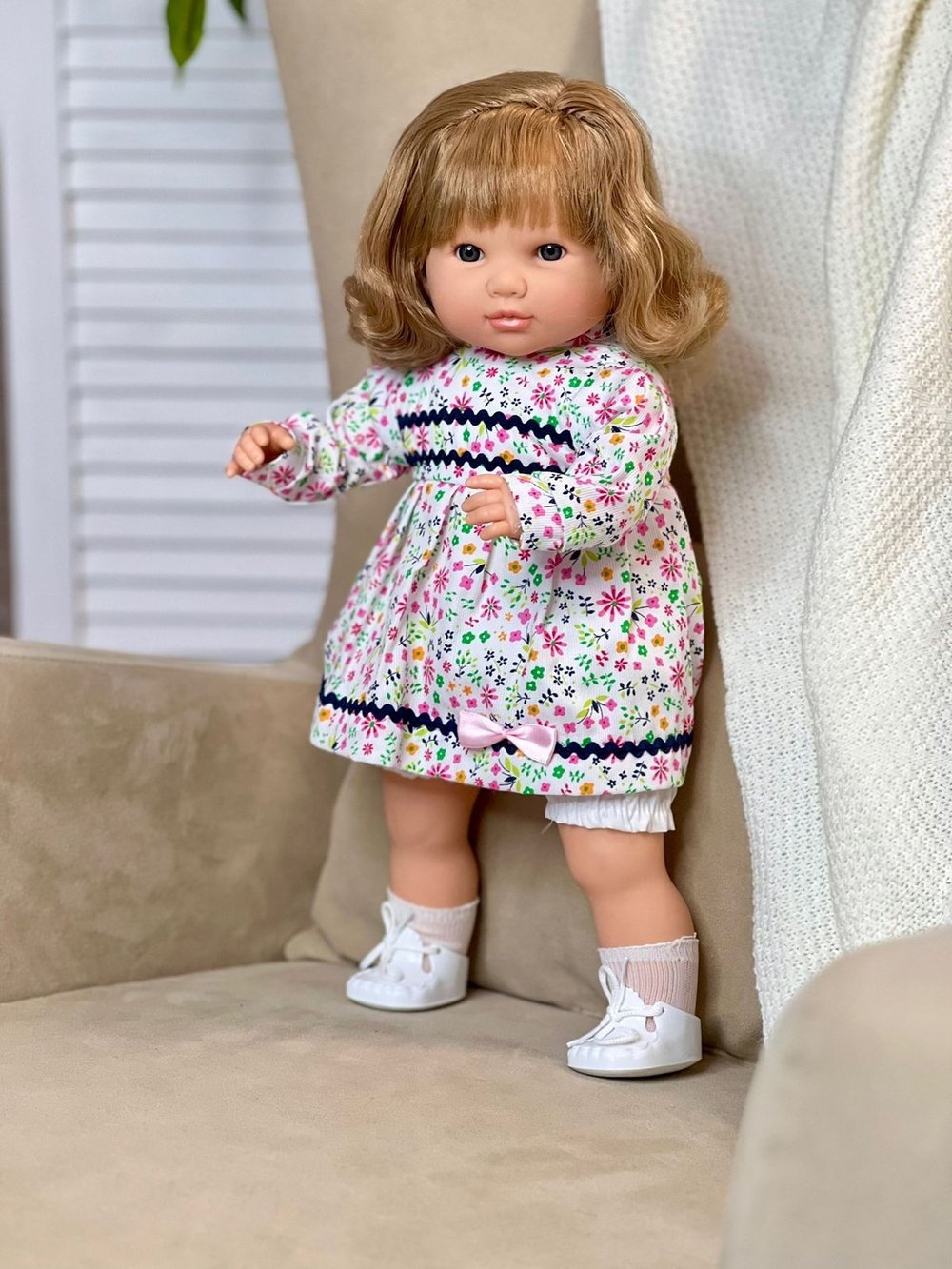 Кукла Berbesa мягконабивная 42см SANDRA в пакете (4420K)