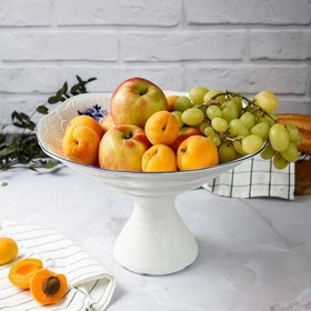 Блюдо на ножке,десертное 31 см,коллекция "Blue Flower" P.L. Proff Cuisine