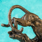 Кабинетная скульптура «Тигр на охоте»