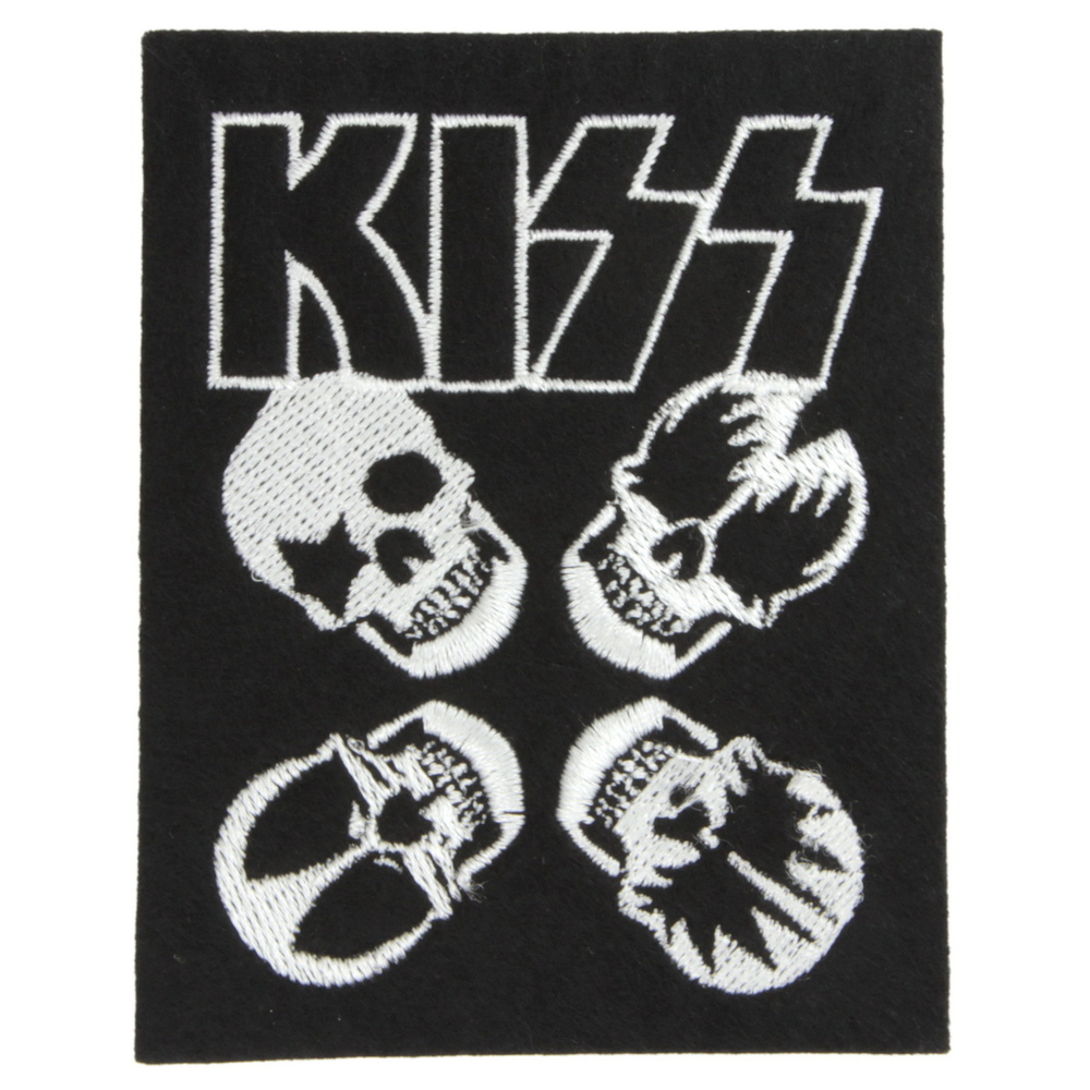 Нашивка с вышивкой группы KISS