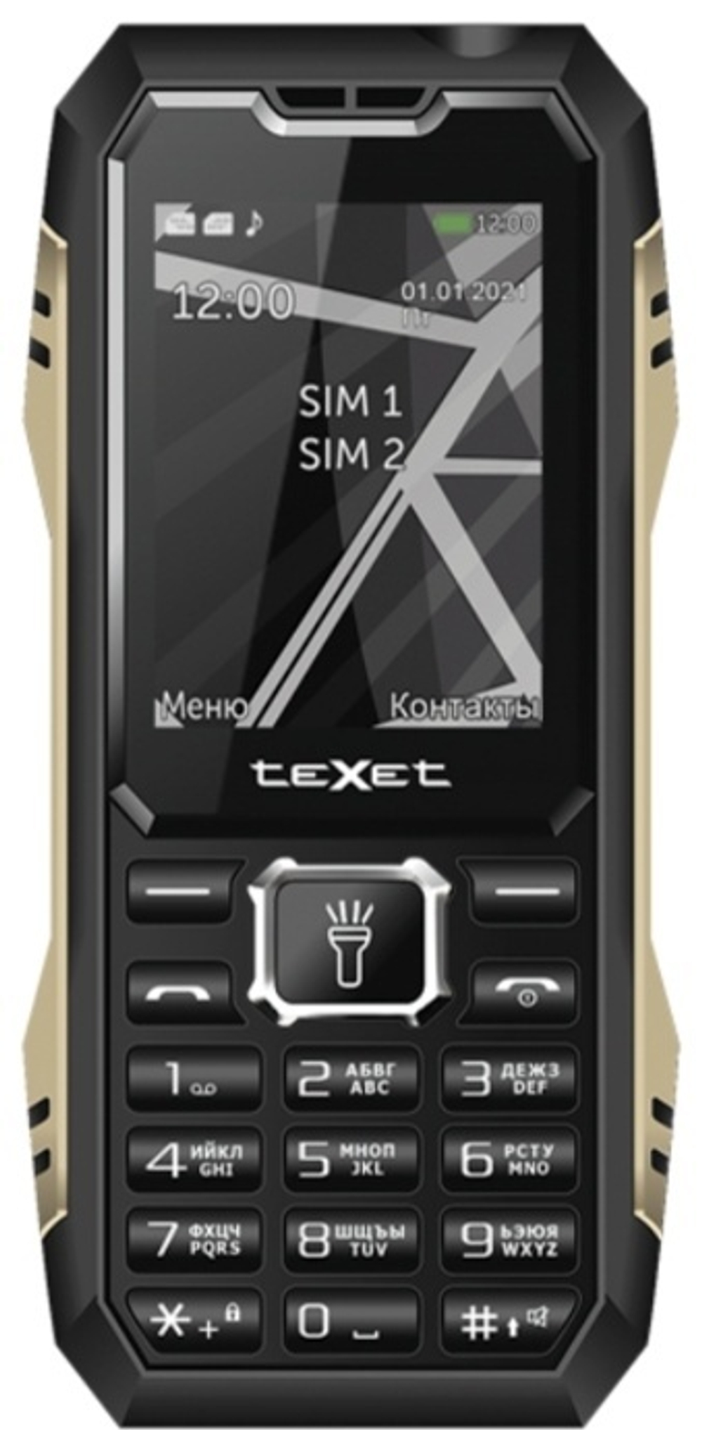 Мобильный телефон TeXet TM-D424 черный