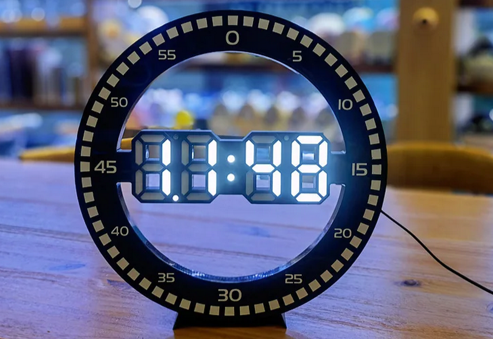 Часы DS-3668L-6 RoHs белое свечение