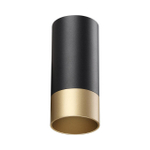 370867 OVER NT22 416 черный/золото Светильник накладной IP20 GU10 9W 220V SLIM