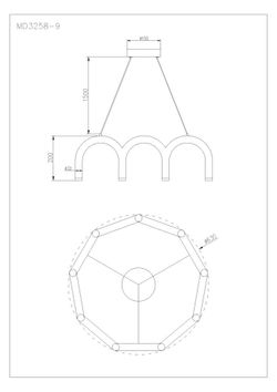 Подвесная люстра Arte Lamp