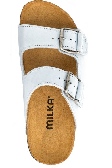 «Olga» | Женские сандалии (светло-синий)