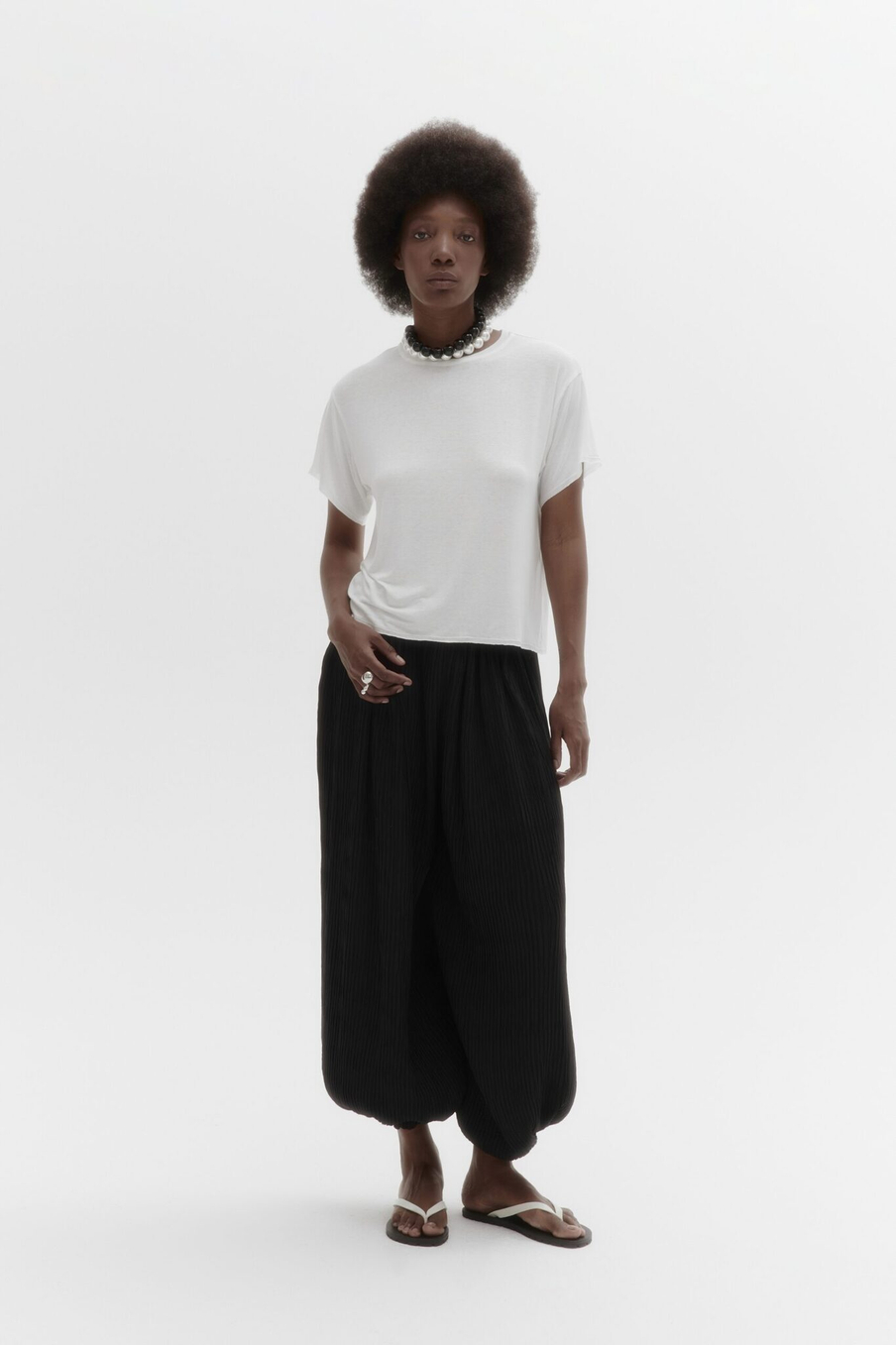 Футболка укороченная из тонкого трикотажа