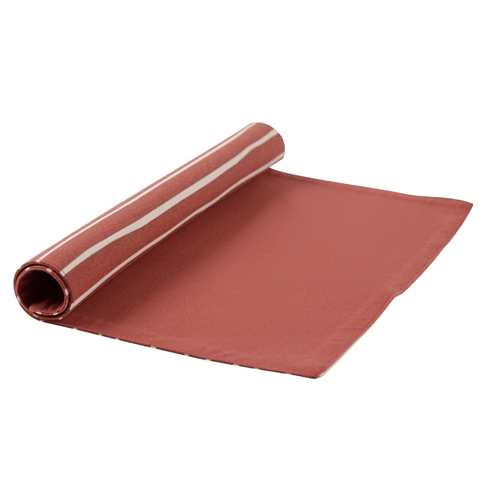 Салфетка двусторонняя 35х45 Tkano Prairie Полоски терракотовая TK20-PM0002