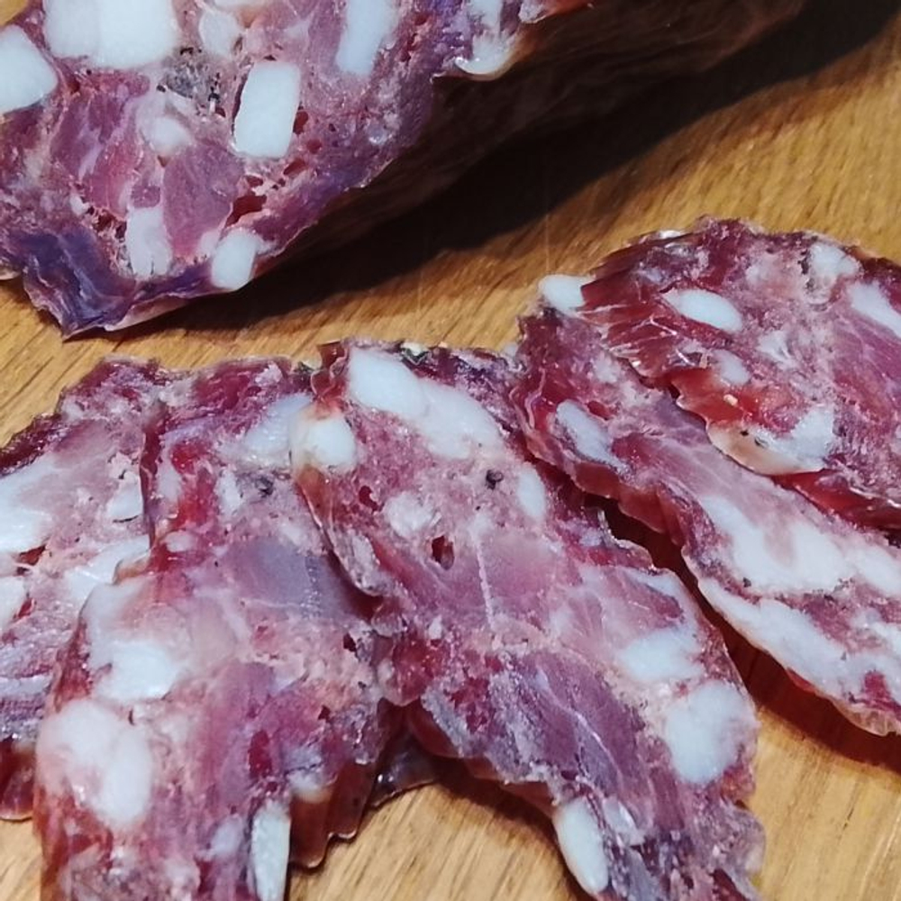 Колбаса брауншвейгская сыровяленая, домовая кухня Марканта