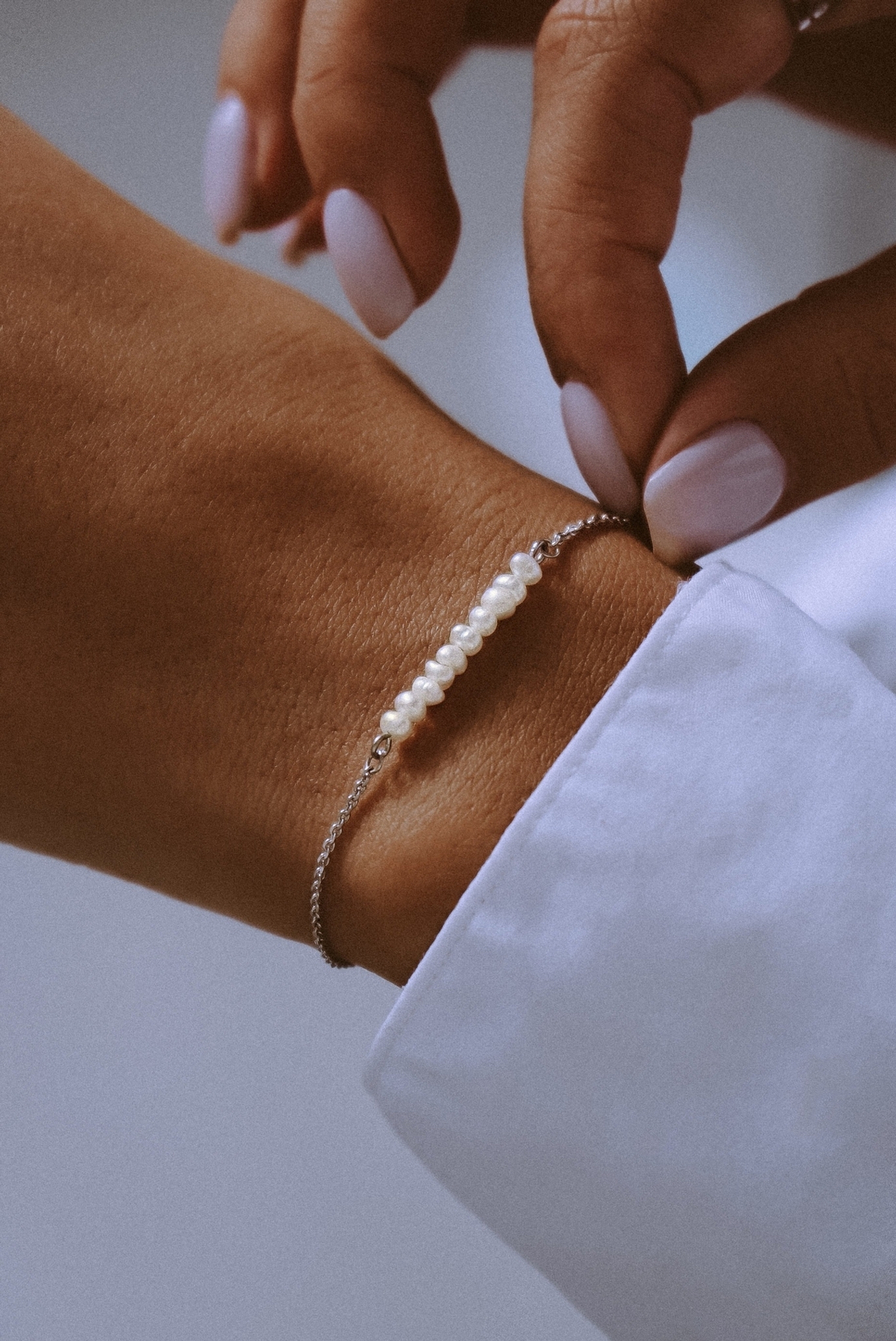 Браслет c культ. жемчугом Base Pearl