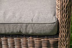 "Гляссе" лаунж-зона из искусственного ротанга, цвет коричневый