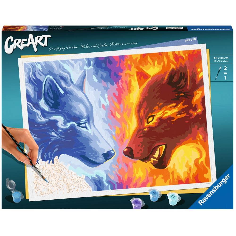 Ravensburger - CreArt Волки Раскраска по номерам 235490