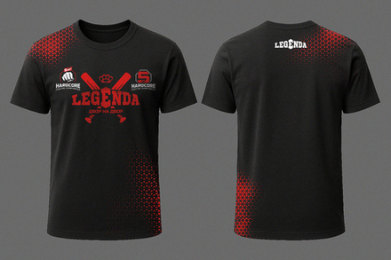 Футболка тренировочная LEGENDA Двор на Двор красная