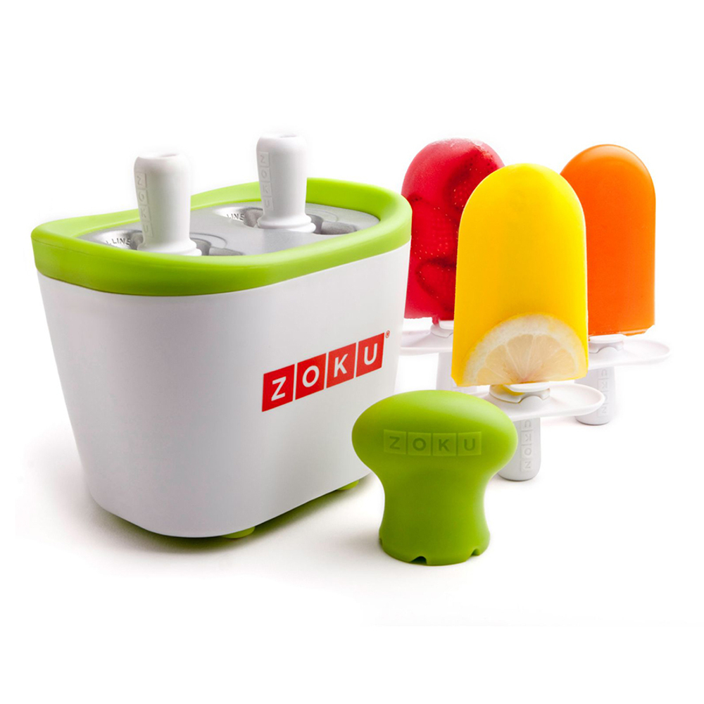 Набор для приготовления мороженого duo quick pop maker зеленый