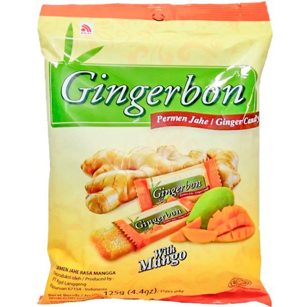 Конфеты Имбирные с манго Gingerbon 125г