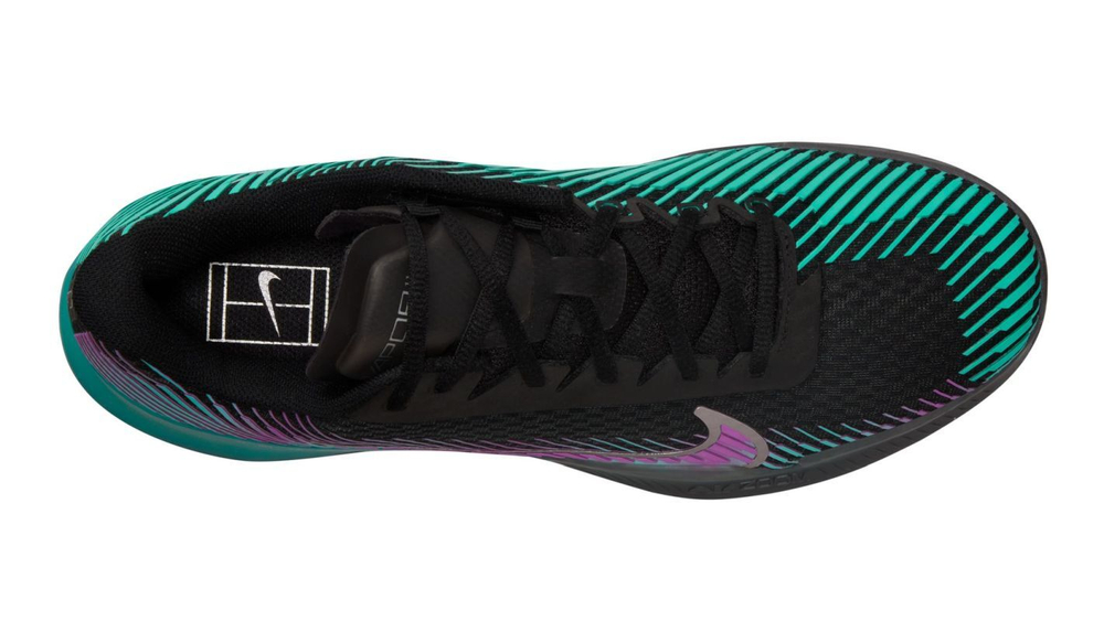Мужские кроссовки теннисные Nike Air Zoom Vapor 11 Premium - black/deep jungle/clear jade/multi-color