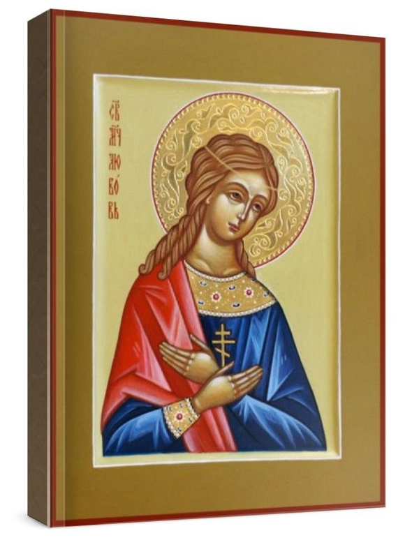 Любовь Римская (рукописная икона)