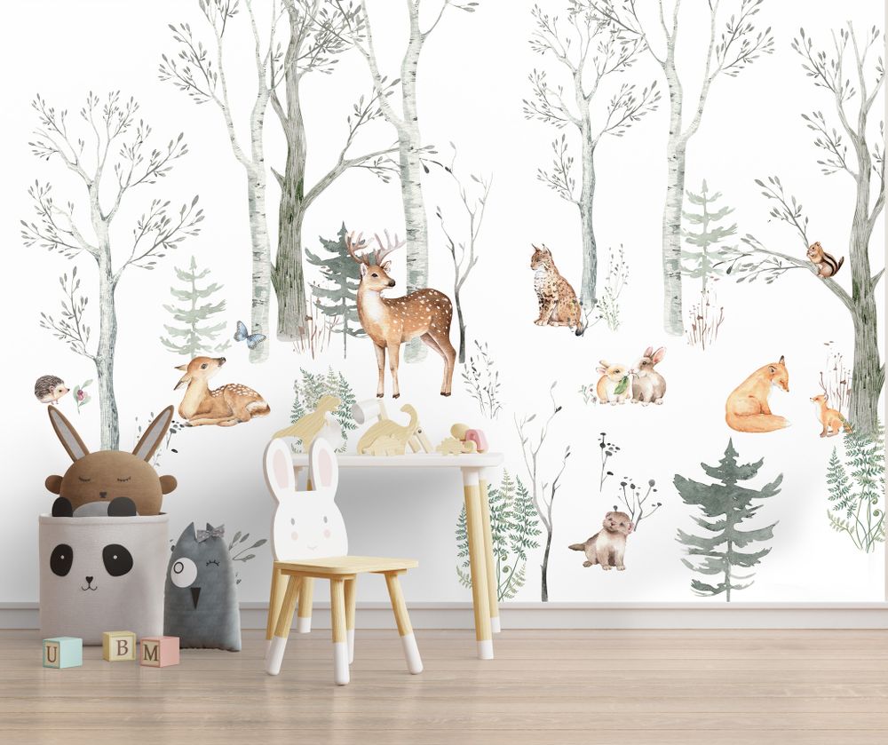 Фотообои детские лес