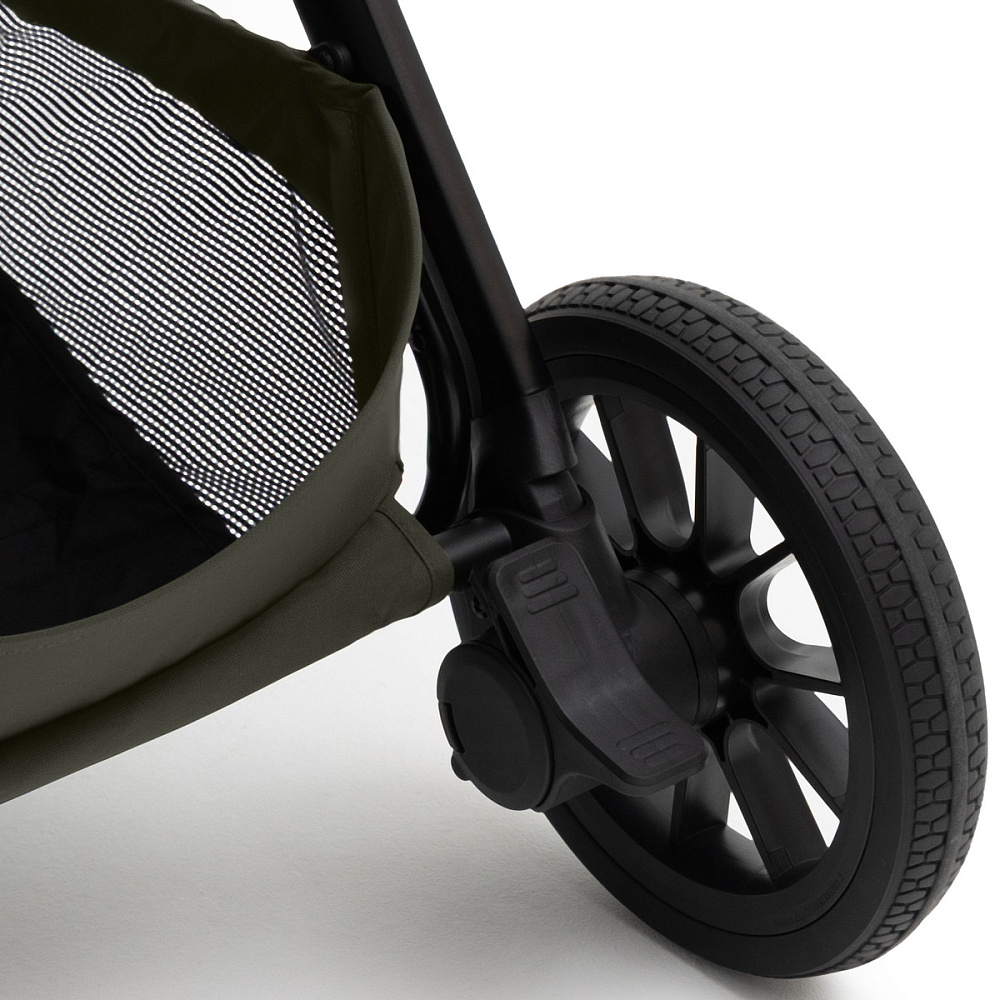 Коляска Agex Prima Pro 3 в 1 с автокреслом i-Team ATG080 Grey APF664 Green (Зеленый)