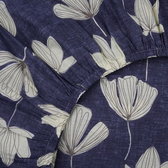 Простыня на резинке  Лукка,  120x200х30 , ранфорс  DOMTEKC