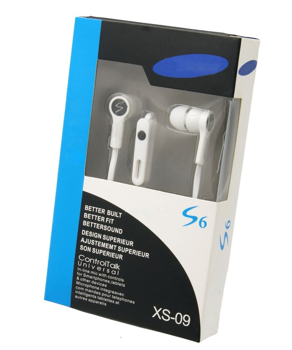 Наушники с микрофоном SAMS XC-09 (белый)