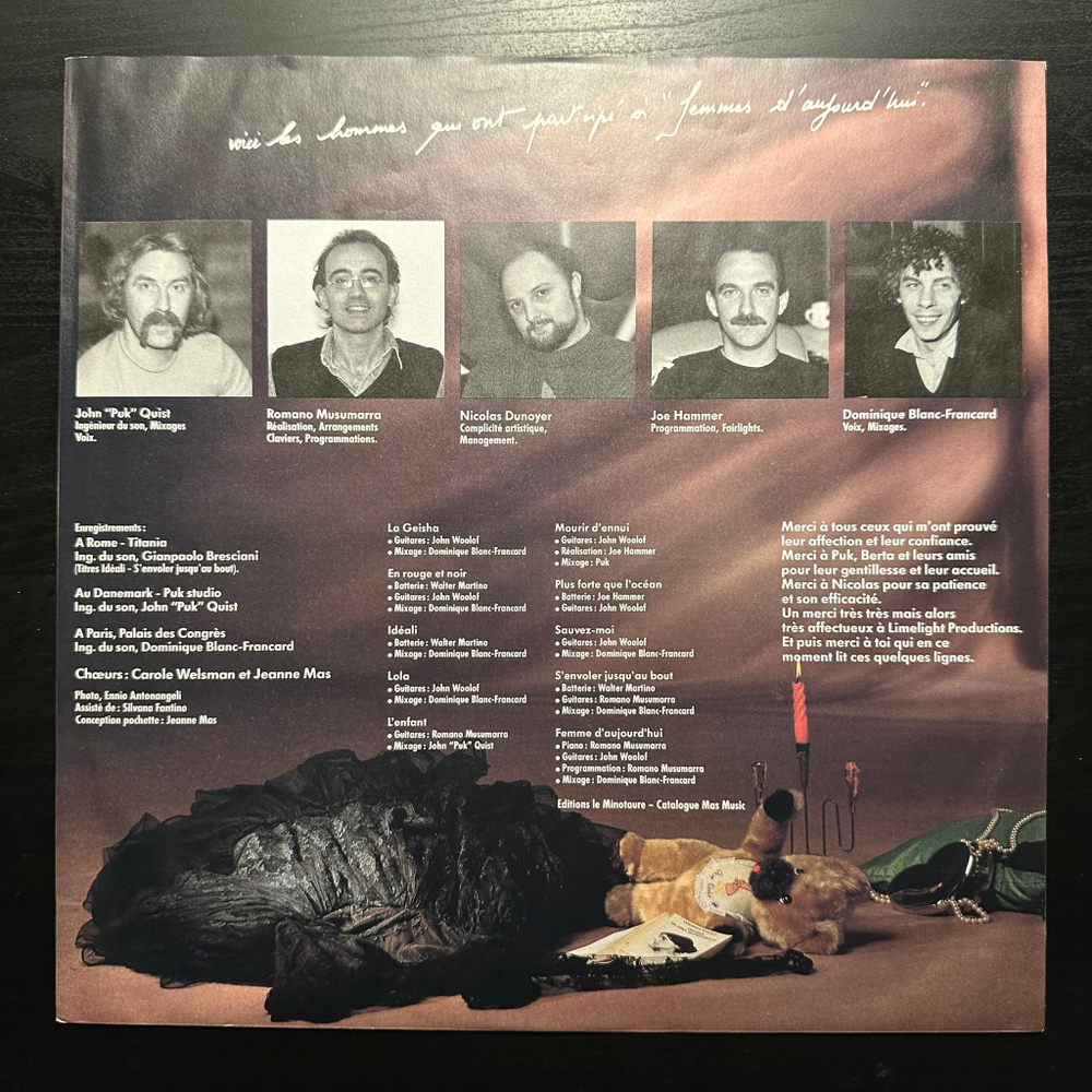 Jeanne Mas - Femmes D'Aujourd'hui (Голландия 1986г.)