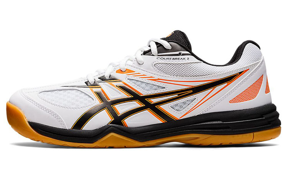ASICS Court Break 2 "White Black Orange"