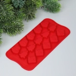 Форма силиконовая «Зимний праздник» 21,5*10*1см