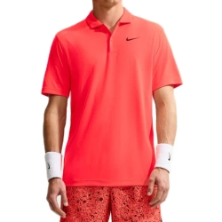 Теннисное поло Nike Court Dri-Fit Solid - bright crimson/black