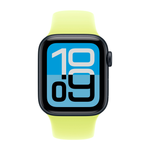 Умные часы Apple Watch SE 3 (2025) GPS, 40mm, Midnight Aluminium Case with Neon Yellow Sport Band, S/M