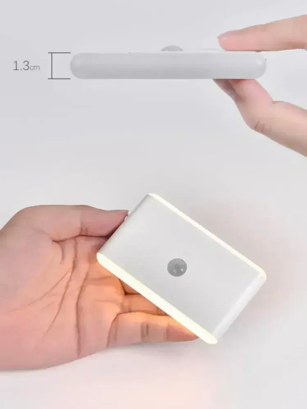 Ночник с датчиком движения, беспроводной светильник на магните, светодиодный