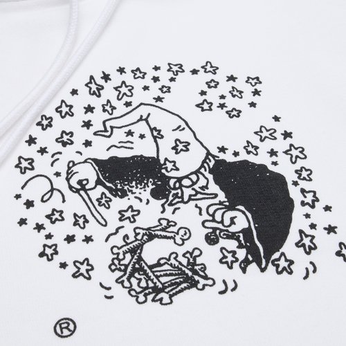 Толстовка мужская Carhartt WIP Hocus Pocus Hooded артикул:I032930_white - купить в магазине Дайс