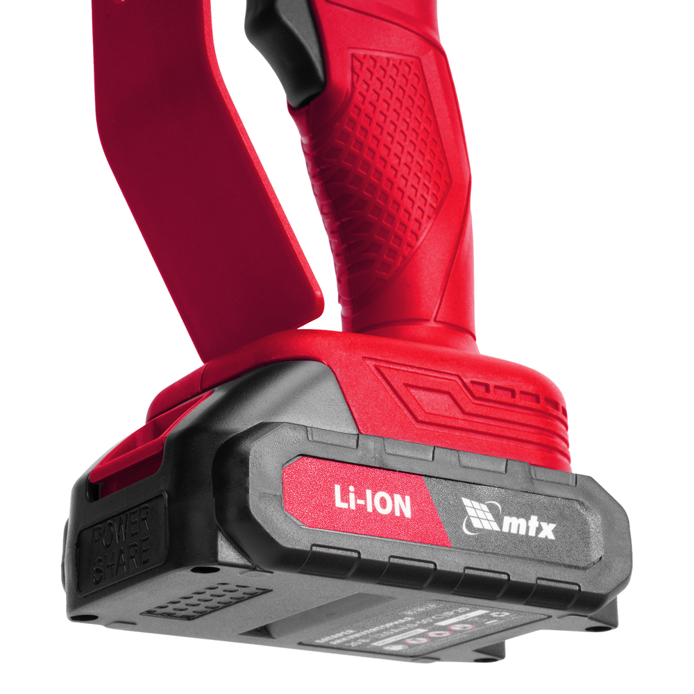 Цепная мини-пила аккумуляторная, MCS-100, шина 100 мм, Li-Ion, 20 В // MTX