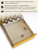 Кресло-кровать "Миник" 70 см