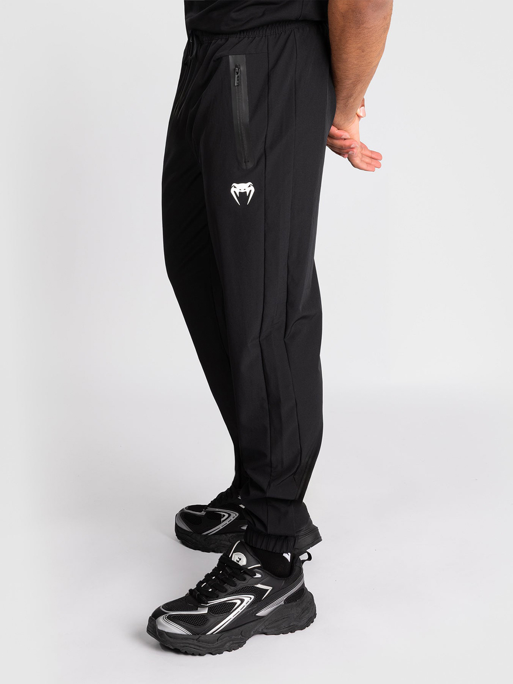 Брюки спортивные Venum Adrenaline Black/Silver Grey