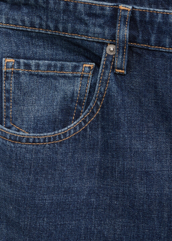 Джинсы с широкими штанинами и низкой посадкой